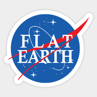 Nasa Flat Earth Logo Sticker